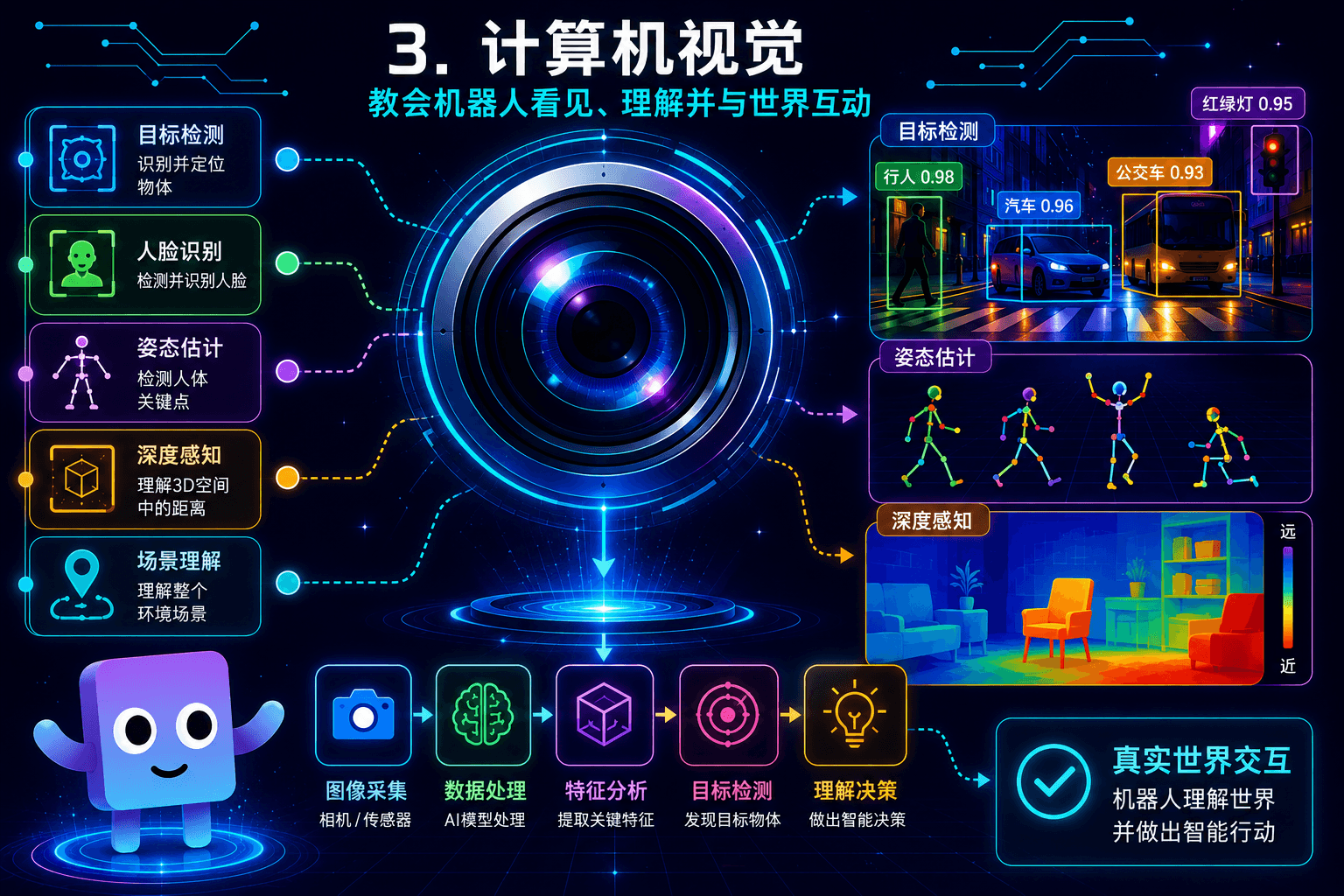 计算机视觉学习图示，包含检测与识别案例